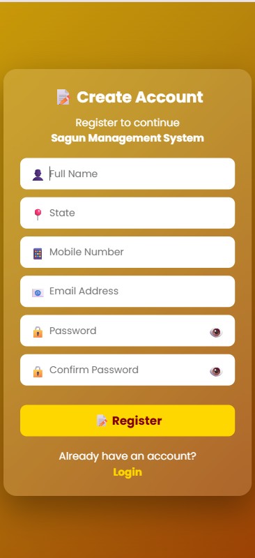 Registration Mobile